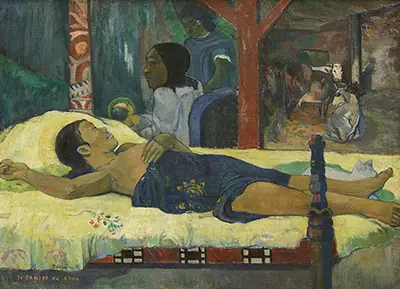 Te tamari no atua (The Birth of Christ) Paul Gauguin
